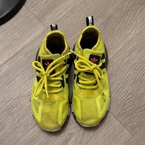 Adidas Kids Neon Yellow Sneakers
